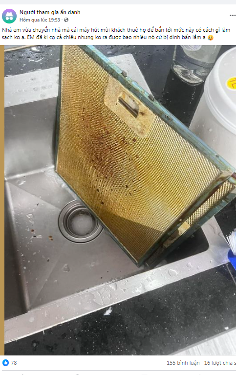 Nhận nh&agrave; từ kh&aacute;ch thu&ecirc;, gia chủ ph&aacute;t hoảng trước t&igrave;nh trạng 1 thứ trong bếp: Giờ phải giải quyết thế n&agrave;o?- Ảnh 1.