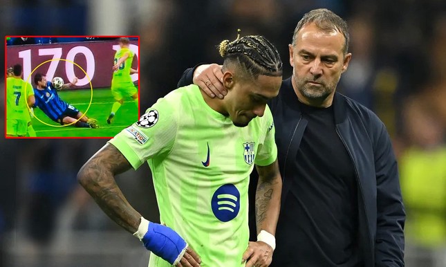 HLV Barca ấm ức vì thua trận, chỉ trích trọng tài thiên vị Inter trắng trợn- Ảnh 1.