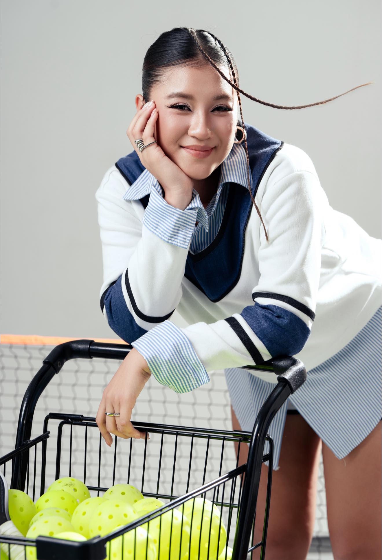 Không thể nhận ra Trương Vinh Hiển và Sophia Huỳnh Trần, hai tay vợt pickleball lột xác- Ảnh 1.
