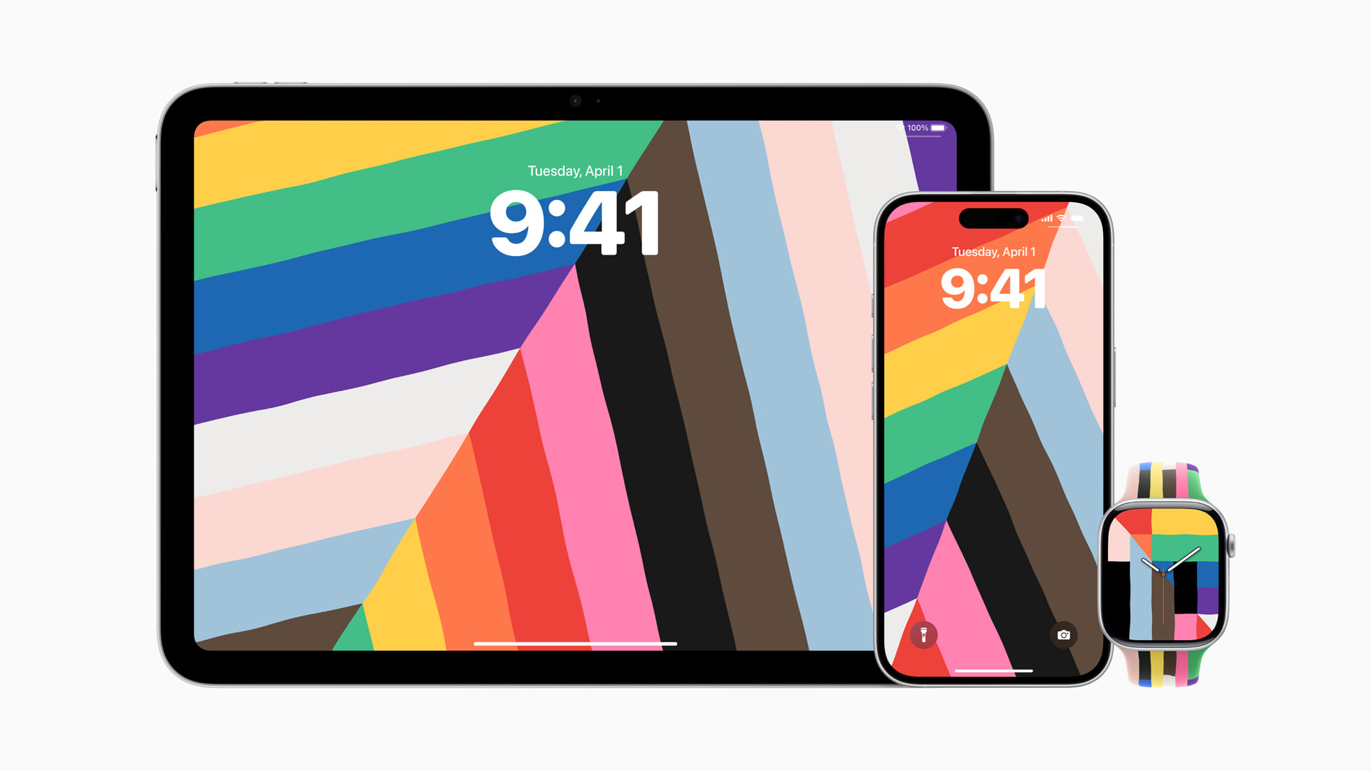 Apple tung bộ sưu tập Pride 2025: Từ Apple Watch đến iPhone, iPad đều nhuộm sắc cầu vồng- Ảnh 1. Apple tung bộ sưu tập Pride 2025: Từ Apple Watch đến iPhone, iPad đều nhuộm sắc cầu vồng- Ảnh 1.