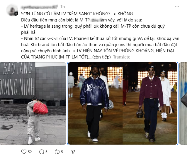 Fan Sơn Tùng M-TP và Soobin “khẩu chiến” căng đét vì chiếc túi LV 300 triệu đựng măng cụt- Ảnh 14.