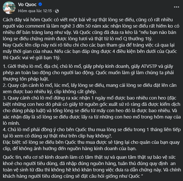 Đầy đủ diễn biến drama lòng se điếu chấn động: Bộ lòng 40m viral suốt 1 năm vì sao bây giờ chủ quán mới xin lỗi?- Ảnh 6.