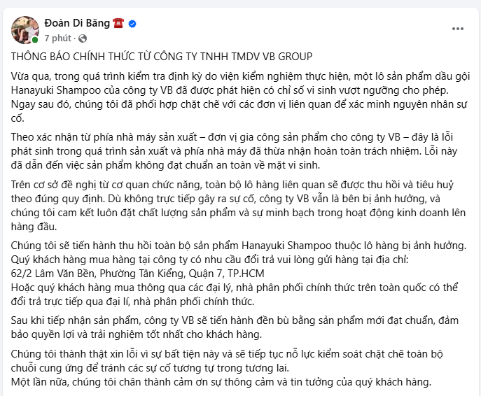 Vợ chồng đại gia quận 7 Đoàn Di Băng thông báo chính thức- Ảnh 3.