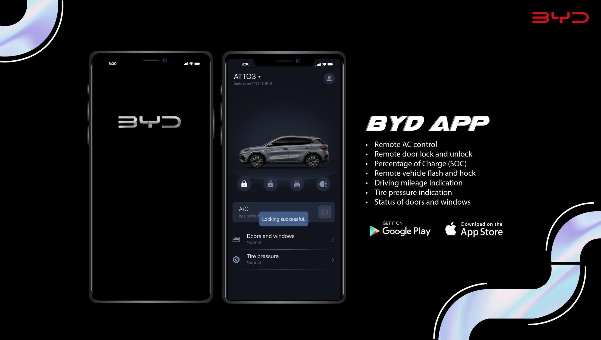 Ứng dụng BYD giá 15 triệu đồng cho chủ xe tại Việt Nam: Mở, khóa xe, bật điều hòa từ xa, kiểm tra tình trạng pin xe- Ảnh 3.