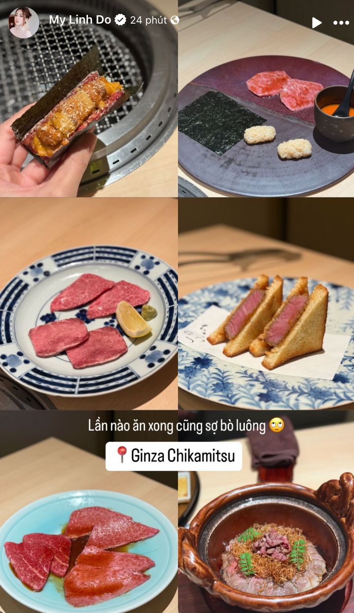 Đỗ Mỹ Linh cùng Chủ tịch Hà Nội FC hẹn hò sang chảnh ở nước ngoài, không quên ái nữ 
