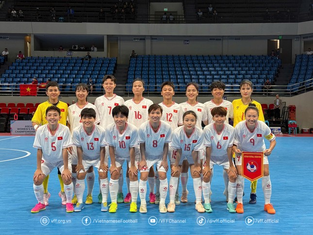 ĐT futsal nữ Việt Nam sớm giành vé vào tứ kết Cúp châu Á, tiến gần hơn giấc mơ World Cup- Ảnh 2.