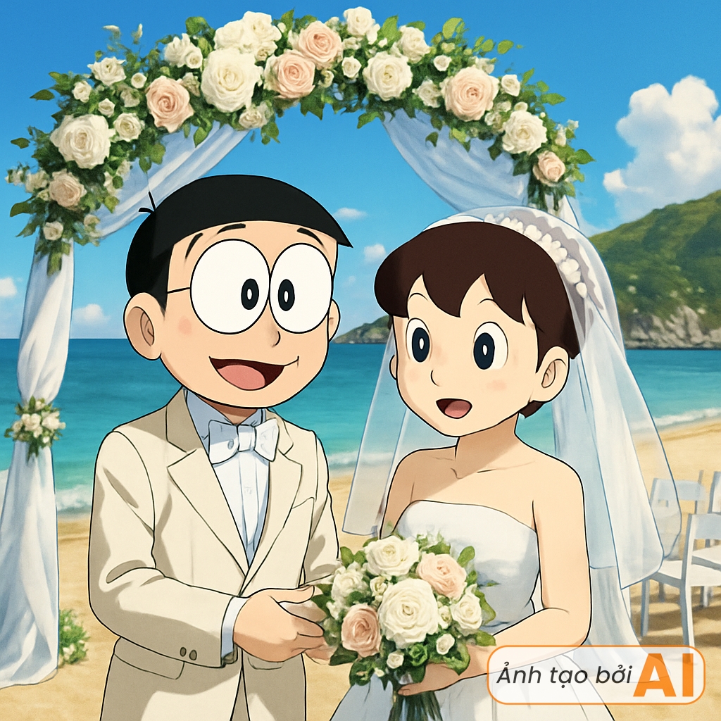 Nobita và Shizuka đến Việt Nam tổ chức đám cưới ở "resort đắt nhất nước" sẽ như thế nào?- Ảnh 1.