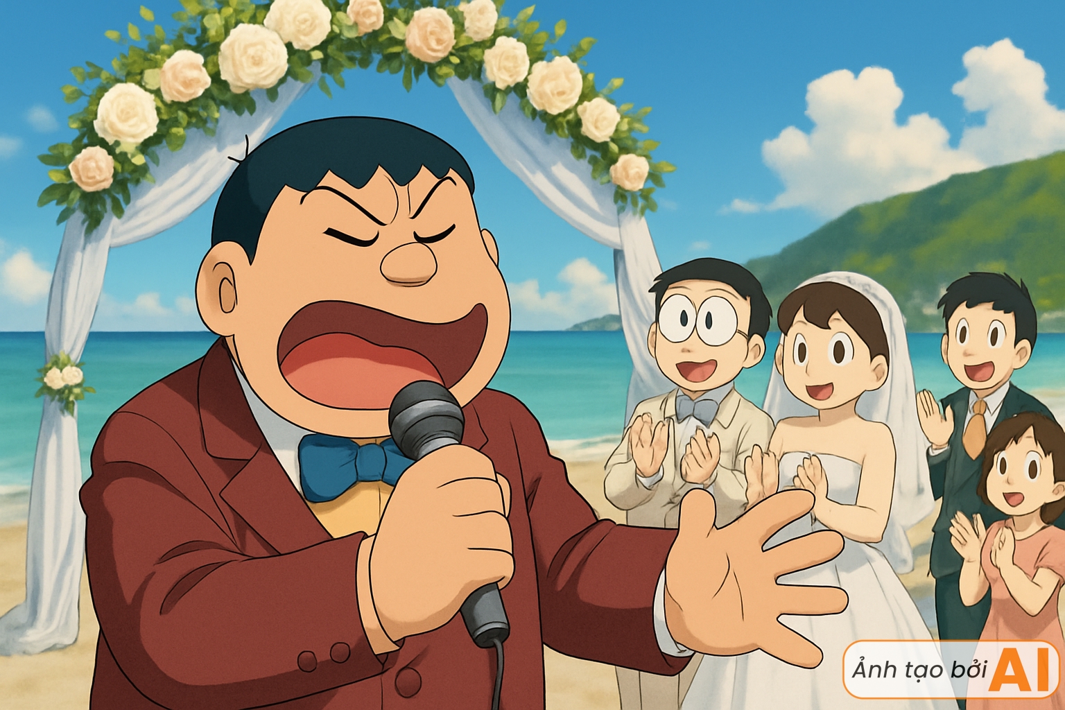 Nobita và Shizuka đến Việt Nam tổ chức đám cưới ở "resort đắt nhất nước" sẽ như thế nào?- Ảnh 4.