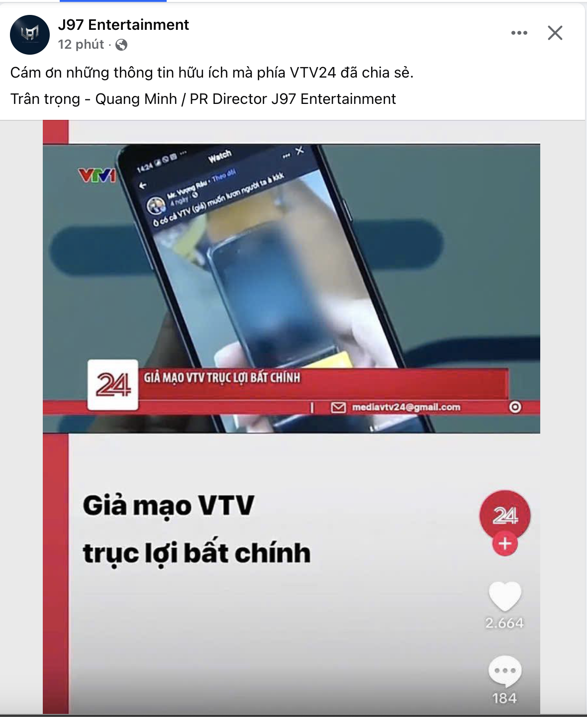 Bị VTV nhắc thẳng tên nghi lừa đảo, phía Jack gây sốc khi lên bài đăng 