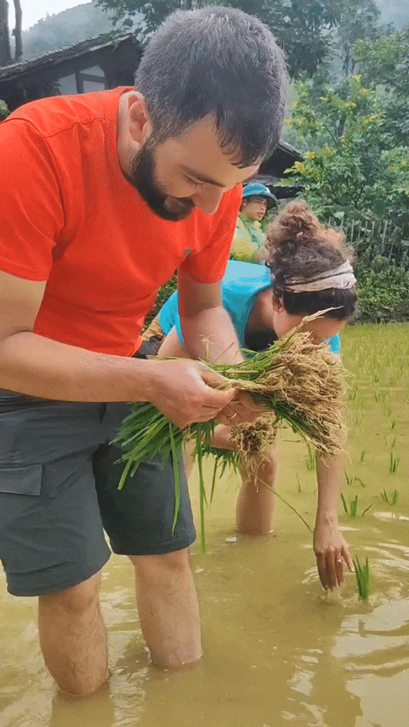Khách Tây không ngại khó, không ngại bẩn, thích thú với trải nghiệm nhiều người Việt cũng không biết làm- Ảnh 1.