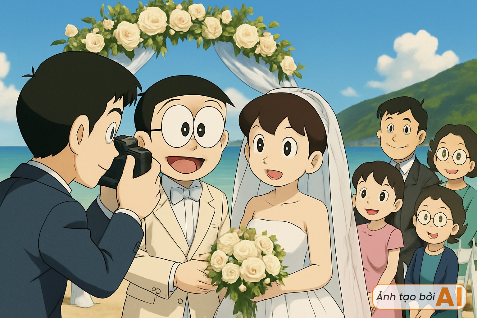 Nobita và Shizuka đến Việt Nam tổ chức đám cưới ở "resort đắt nhất nước" sẽ như thế nào?- Ảnh 5.