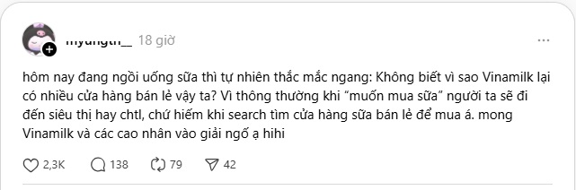 1 câu hỏi về "sự lạ thường" của 700 cửa hàng Vinamilk đang dấy lên cuộc tranh luận: Hãng sữa quốc dân nói gì?- Ảnh 1.