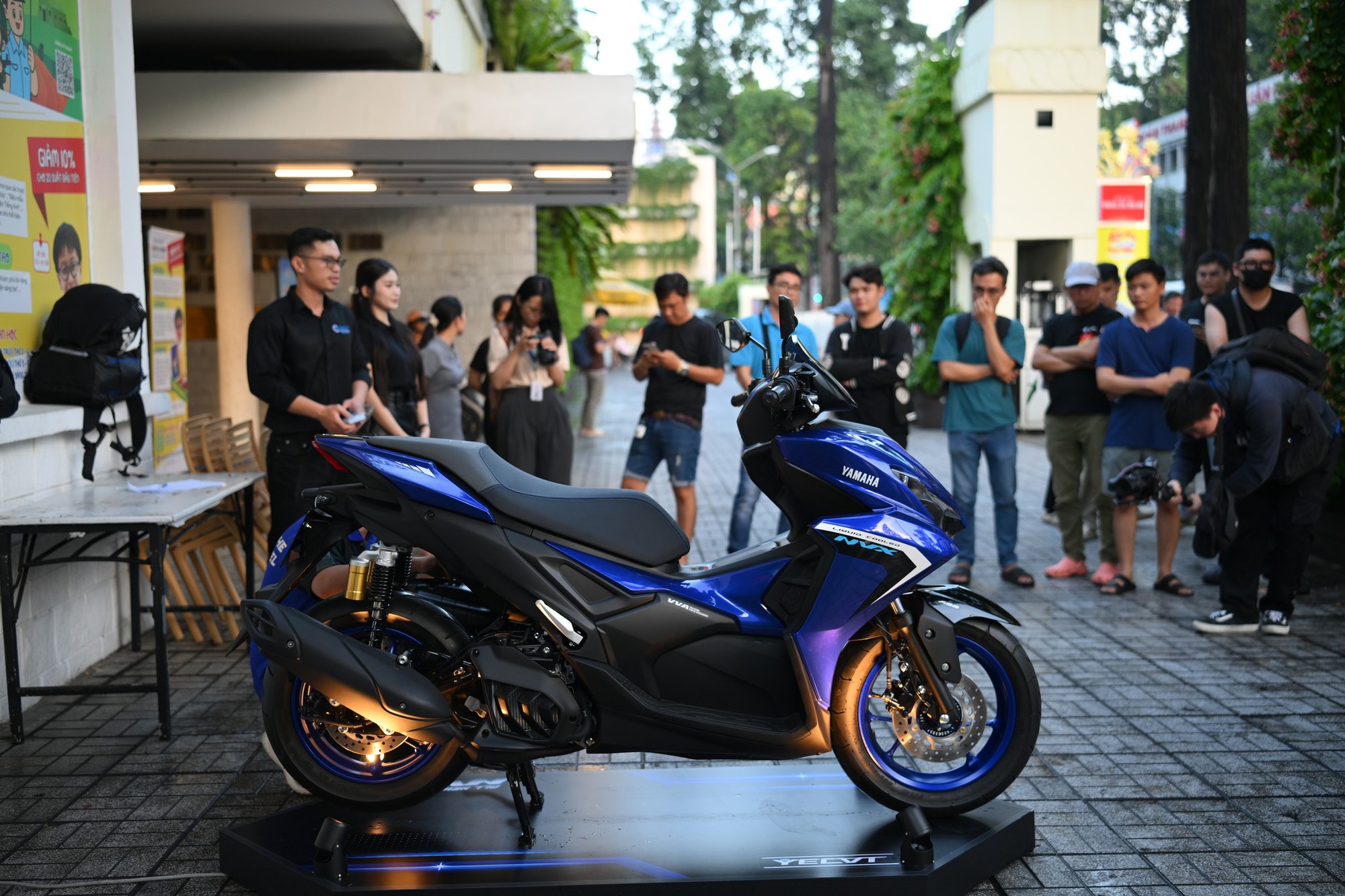 Yamaha NVX 2025 lần đầu trưng bày tại VN: Nhiều công nghệ mới, kỳ vọng giá tốt để đối đầu Air Blade- Ảnh 3.