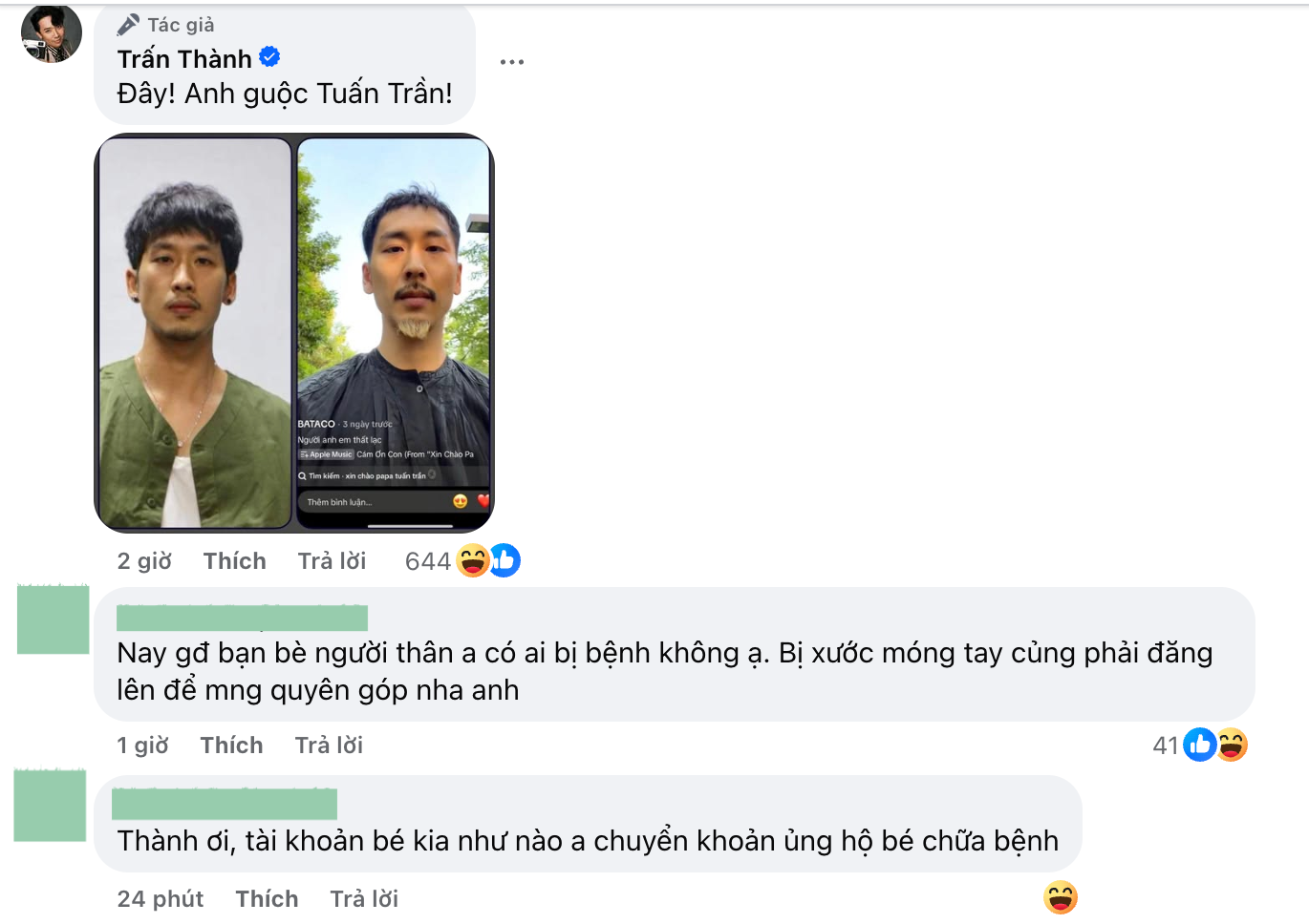 Phản ứng của Trấn Thành trước làn sóng công kích vì giúp đỡ diễn viên Ngân Hoà bị suy thận giai đoạn cuối- Ảnh 1. Phản ứng của Trấn Thành trước làn sóng công kích vì giúp đỡ diễn viên Ngân Hoà bị suy thận giai đoạn cuối- Ảnh 1.