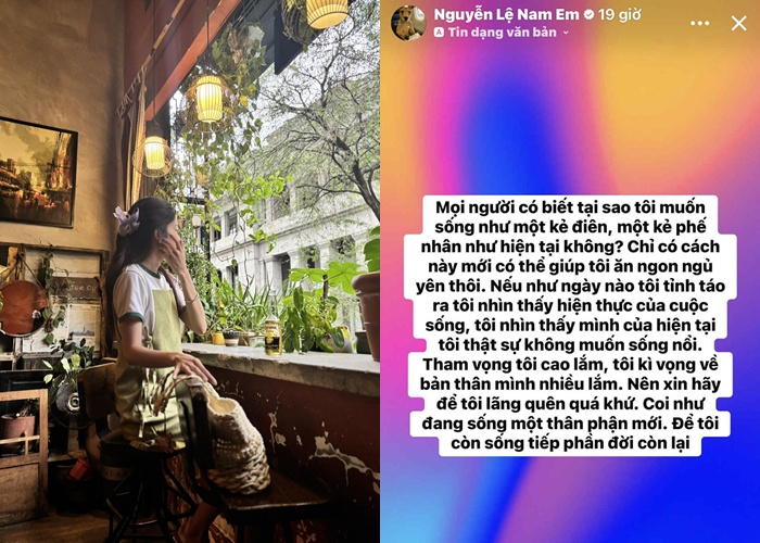 Nam Em thừa nhận sống như kẻ điên: 