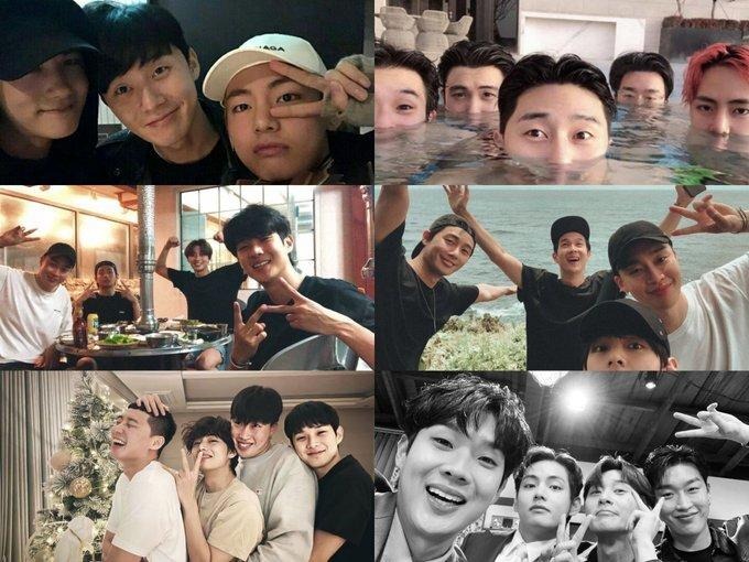 Hot hơn cả BTS xuất ngũ là màn tái ngộ của V với Park Seo Joon và 