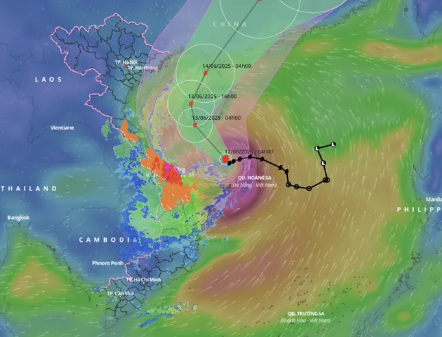 B&atilde;o tăng cấp, đi v&agrave;o vịnh Bắc Bộ- Ảnh 1.