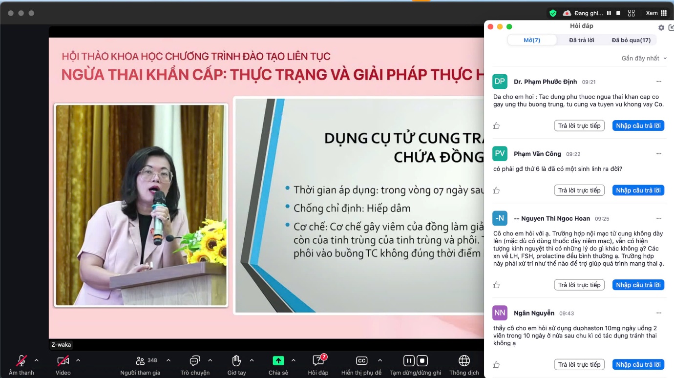 Hội thảo “Ngừa thai khẩn cấp: Thực trạng và giải pháp thực hiện”- Ảnh 3.