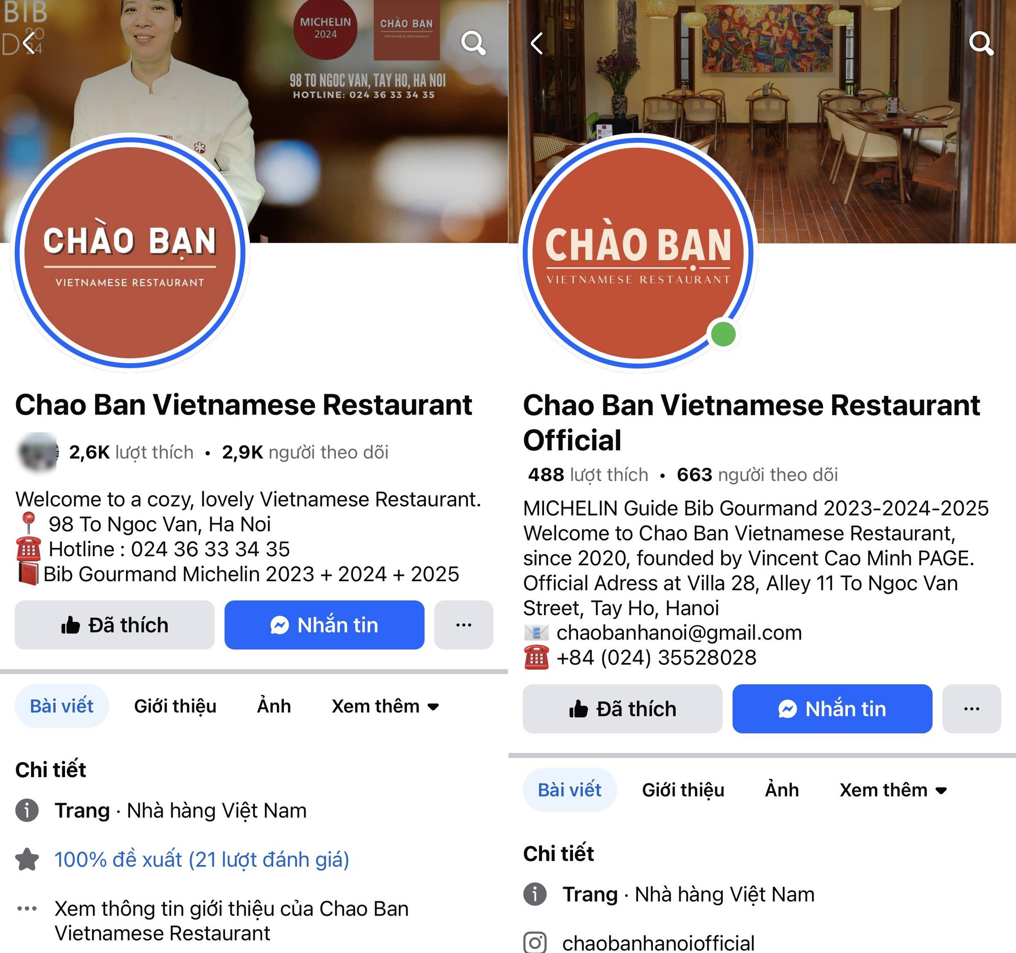 Chuyện lạ MICHELIN: 2 nhà hàng cùng tên ở Hà Nội đều treo danh hiệu Bib Gourmand, đại diện các bên nói gì?- Ảnh 2.