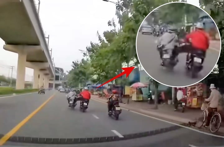 Lời khai của kẻ đạp ngã người đi xe máy ở TP.HCM- Ảnh 1.