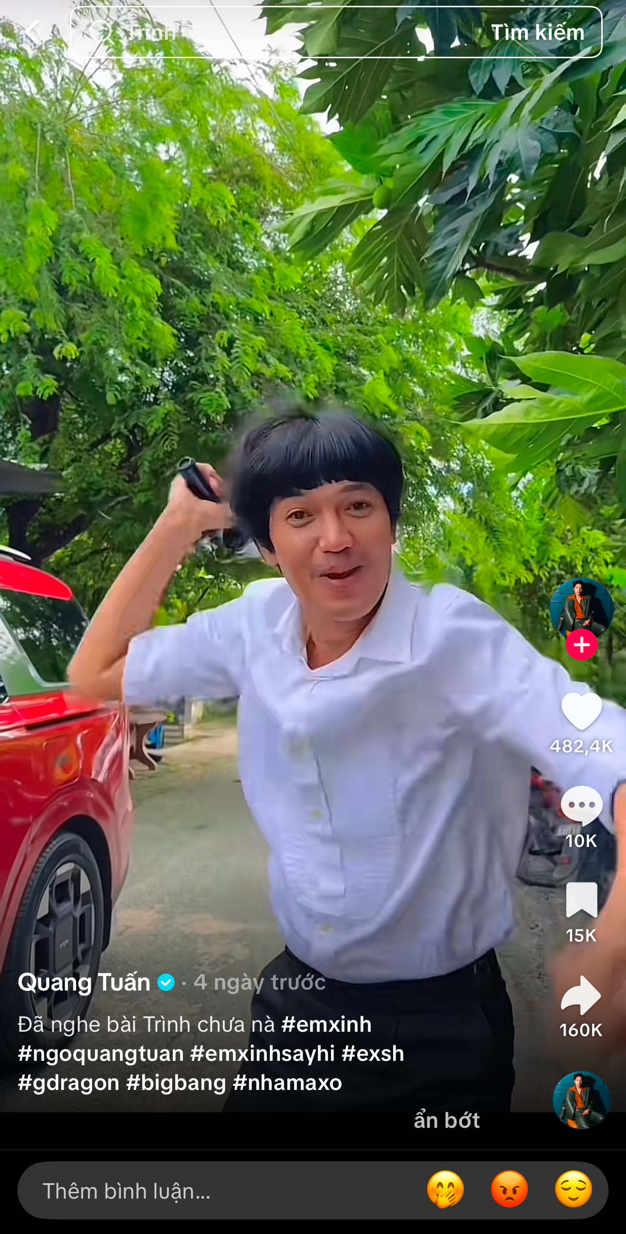 Sốc với 