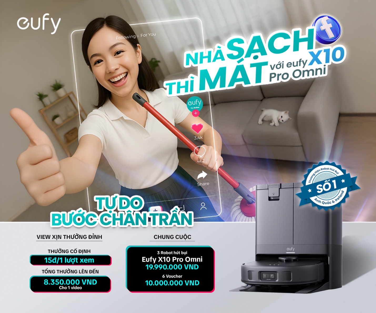 Trend dọn nhà triệu view trở lại: Cuộc thi “Nhà sạch thì mát” thưởng nóng đến 500 triệu đồng- Ảnh 1.