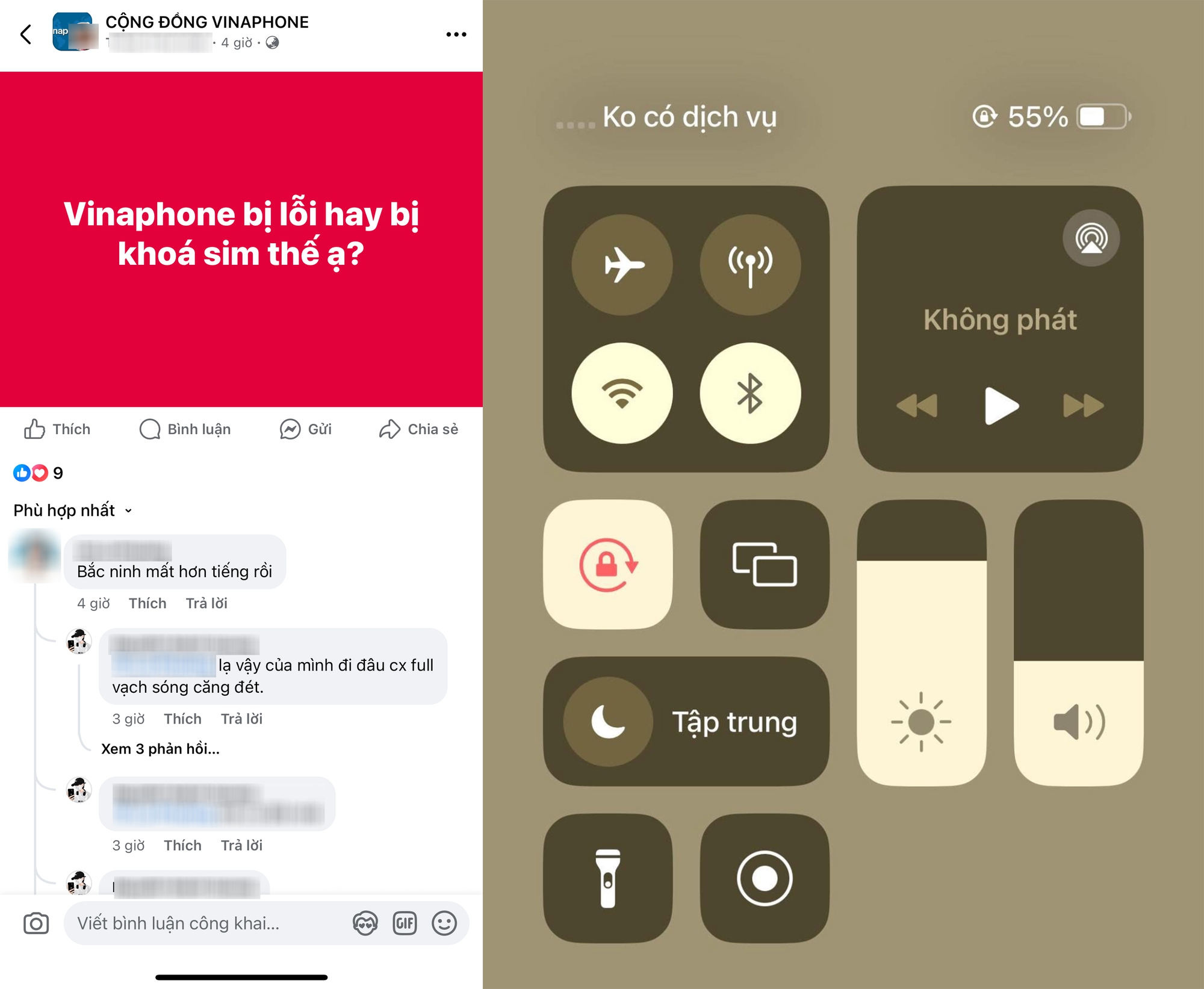 VinaPhone gặp sự cố trên cả nước, người dùng "than trời" vì mất sóng- Ảnh 1.
