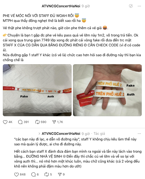 Rộ tin vé giả tại concert Anh Trai Vượt Ngàn Chông Gai, fan cảnh báo khẩn- Ảnh 1.