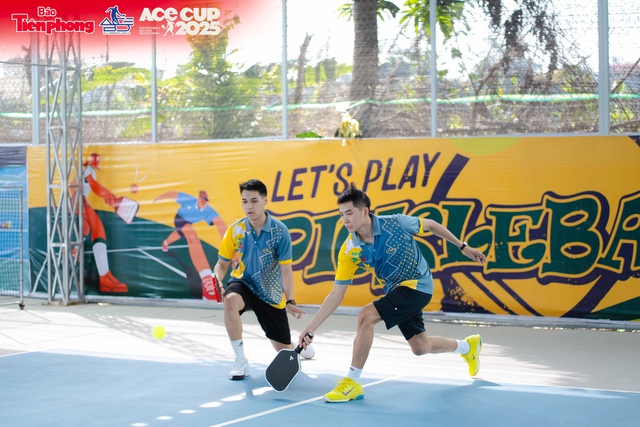 Chùm ảnh: Dàn VĐV quy tụ tranh giải thưởng gần 1 tỷ đồng tại giải Pickleball Báo chí - Truyền thông - ACE Cup 2025- Ảnh 5.