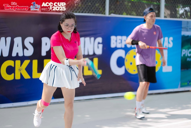 Chùm ảnh: Dàn VĐV quy tụ tranh giải thưởng gần 1 tỷ đồng tại giải Pickleball Báo chí - Truyền thông - ACE Cup 2025- Ảnh 11.