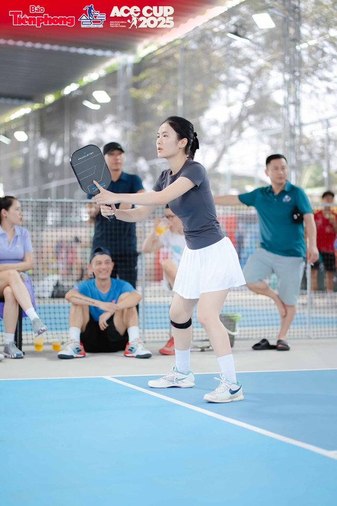 Chùm ảnh: Dàn VĐV quy tụ tranh giải thưởng gần 1 tỷ đồng tại giải Pickleball Báo chí - Truyền thông - ACE Cup 2025- Ảnh 4.