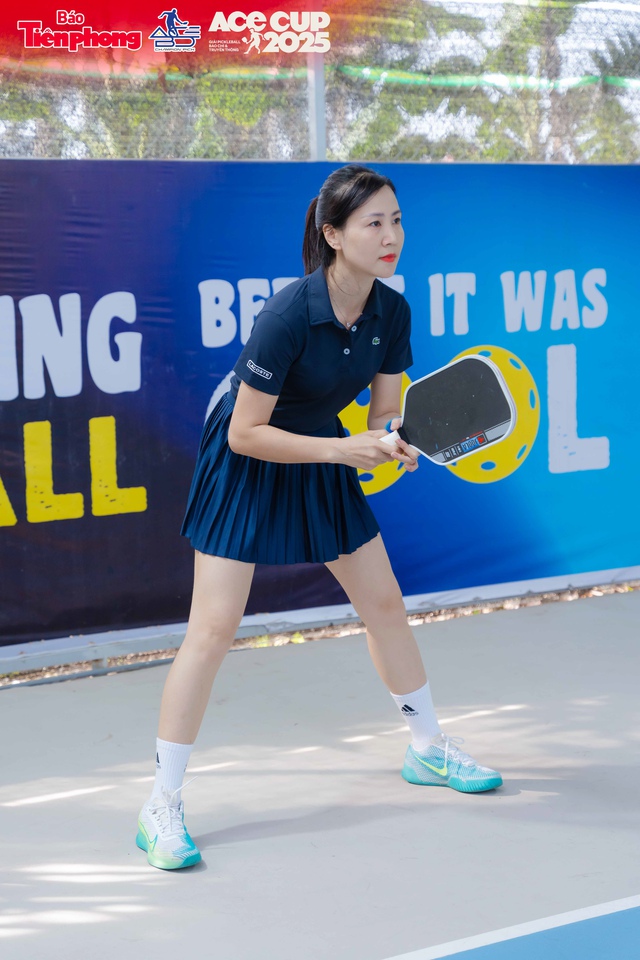 Chùm ảnh: Dàn VĐV quy tụ tranh giải thưởng gần 1 tỷ đồng tại giải Pickleball Báo chí - Truyền thông - ACE Cup 2025- Ảnh 8.