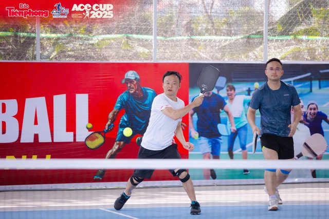 Chùm ảnh: Dàn VĐV quy tụ tranh giải thưởng gần 1 tỷ đồng tại giải Pickleball Báo chí - Truyền thông - ACE Cup 2025- Ảnh 13.