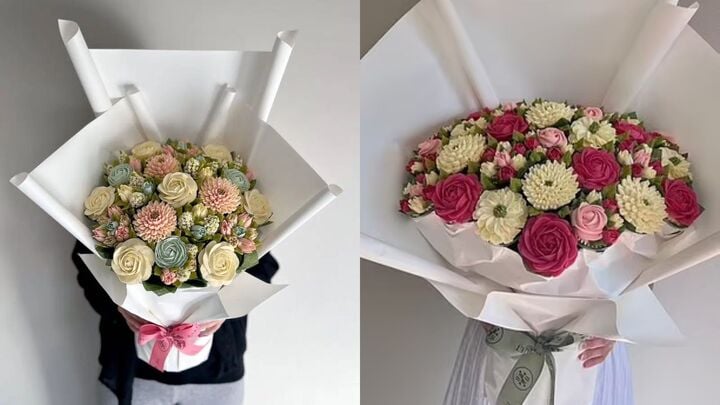 Bà mẹ ba con làm hoa từ bánh cupcake gây sốt khắp thế giới- Ảnh 4.