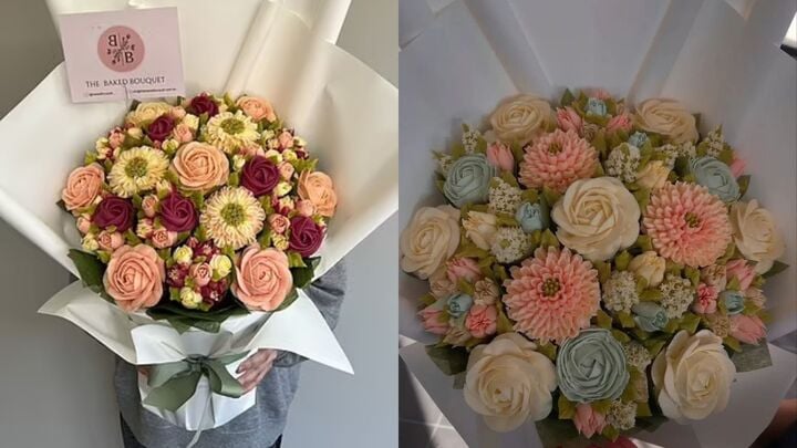 Bà mẹ ba con làm hoa từ bánh cupcake gây sốt khắp thế giới- Ảnh 5.