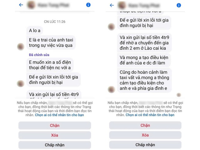 Vụ 2 người vùng cao tố bị lừa gần 5 triệu đồng: Hé lộ tin nhắn người nhà tài xế nói lý do khó chấp nhận- Ảnh 1.