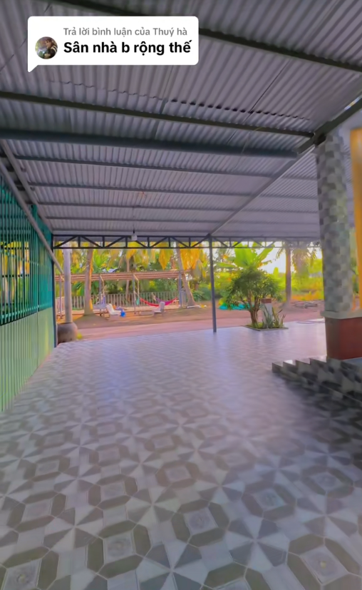 "Đặc sản" nhà miền Tây: Rộng "vô cùng tận", lắt léo như mê cung, gạch hoa sáng bóng cả sân, chỉ quét nhà thôi cũng bở hơi tai- Ảnh 9.