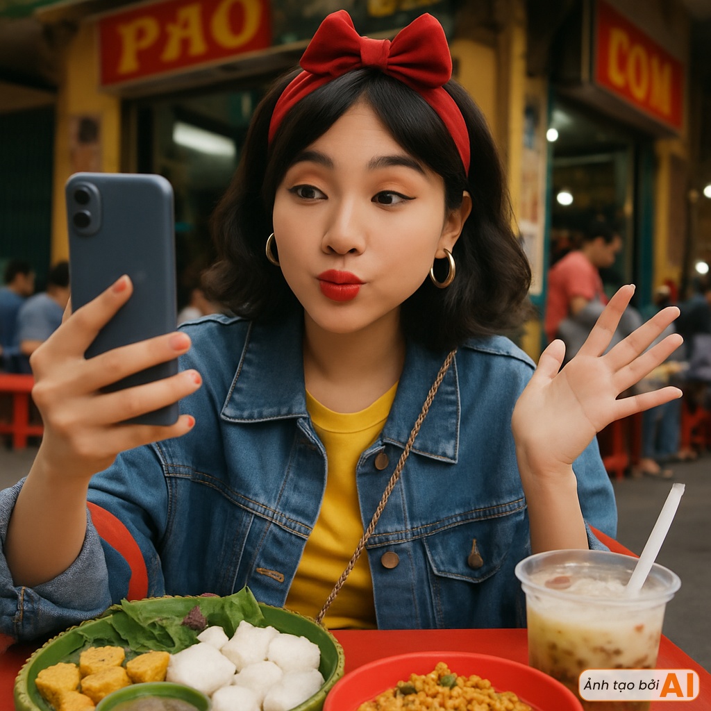 Khi dàn công chúa Disney được Việt hóa: Bạch Tuyết đến Hà Nội "review" bún đậu mắm tôm, nàng tiên cá Ariel là bà chủ tiệm nail- Ảnh 1.