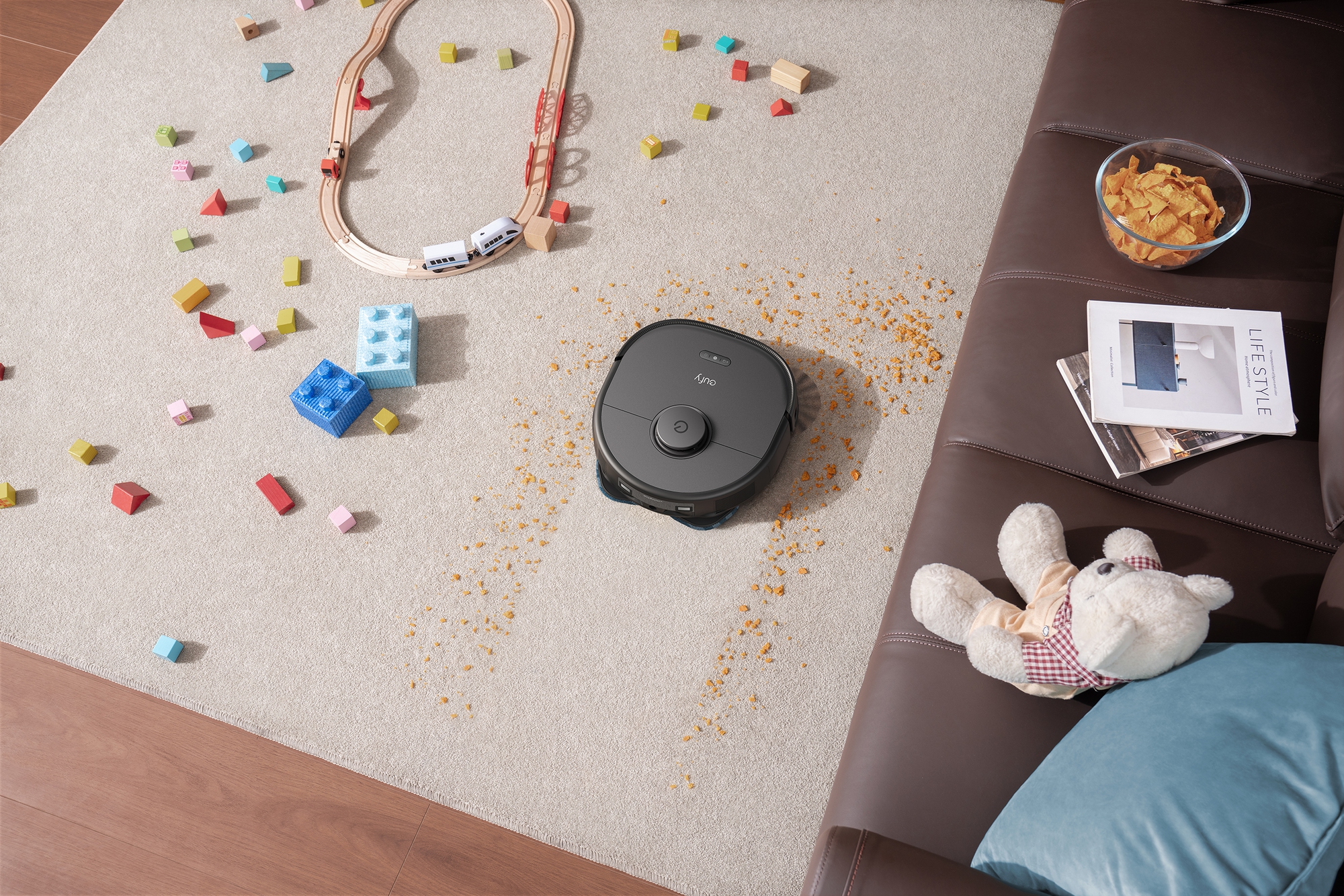 Mẫu robot hút bụi lau nhà có khả năng nhận diện vật thể bằng AI, giá 19,99 triệu đồng- Ảnh 2.