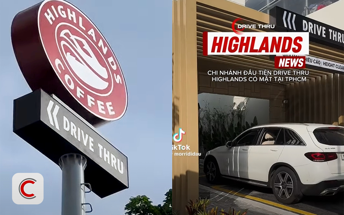 Highlands Coffee mang mô hình Highlands Coffee mang mô hình