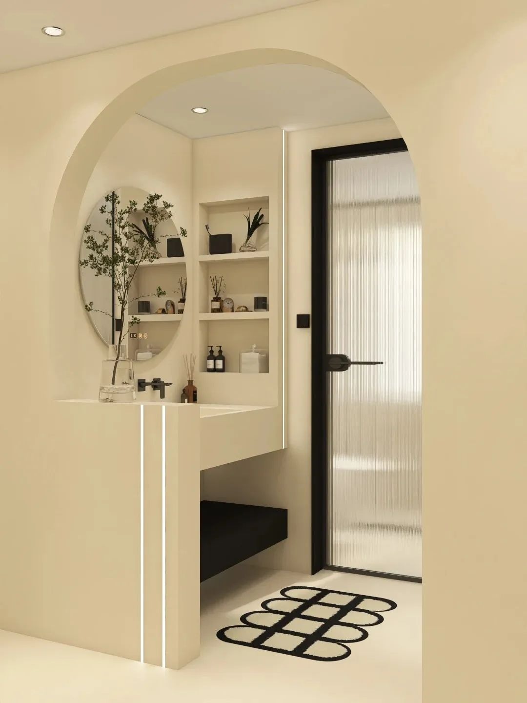 Chẳng có gì ngạc nhiên khi ngày càng nhiều người thích đặt bồn rửa mặt ngoài phòng tắm- Ảnh 7.