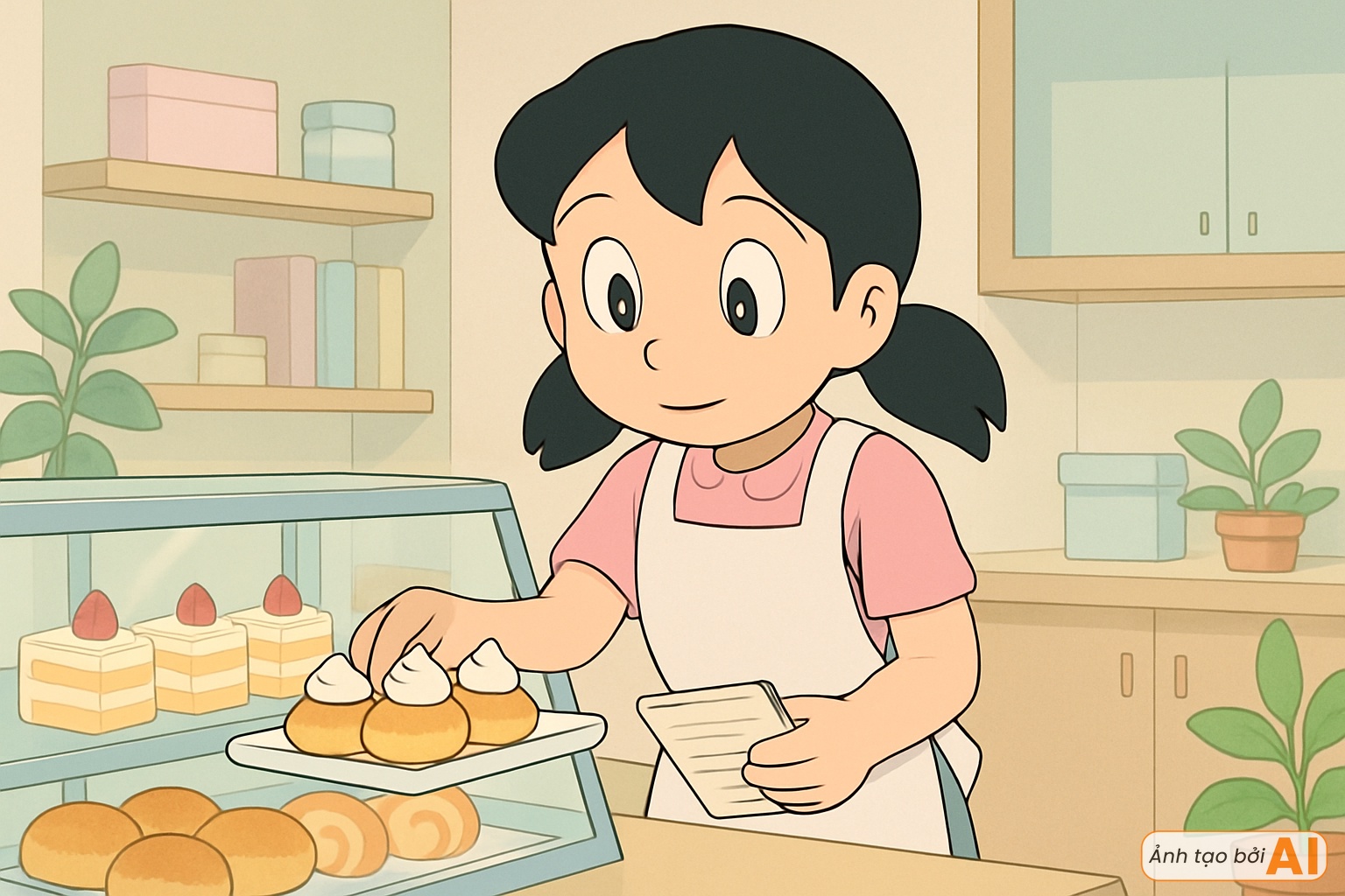 Hè này nhóm Doraemon làm thêm kiếm tiền tiêu vặt: Người chạy bàn, người đi dạy, người nghỉ ngang ngay ngày đầu- Ảnh 5.