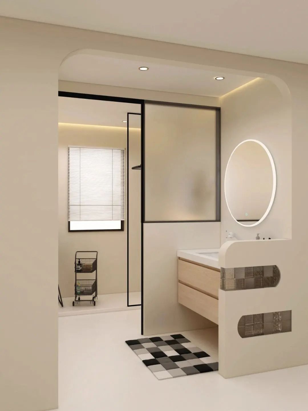 Chẳng có gì ngạc nhiên khi ngày càng nhiều người thích đặt bồn rửa mặt ngoài phòng tắm- Ảnh 6.