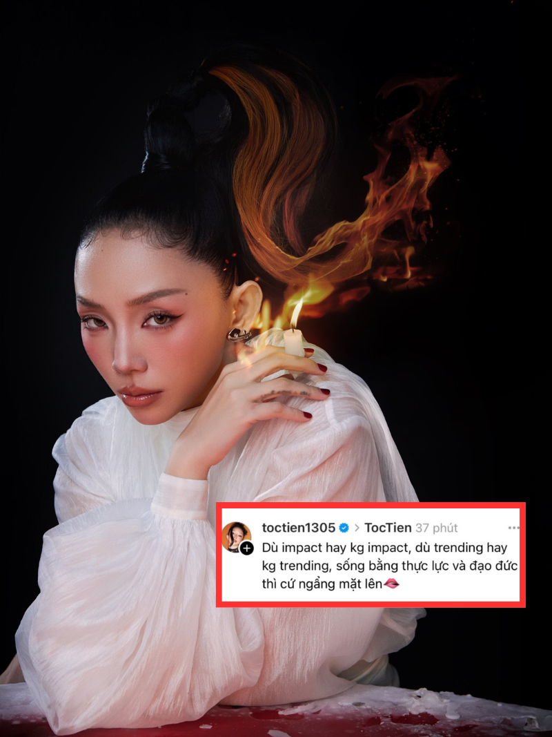Tóc Tiên phản pháo gắt khi bị chê không nhiều fan: "Sống bằng thực lực và đạo đức thì cứ ngẩng mặt lên"- Ảnh 1.
