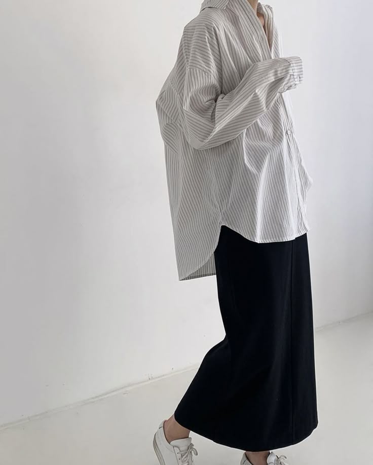 Áo mi kẻ sọc là 