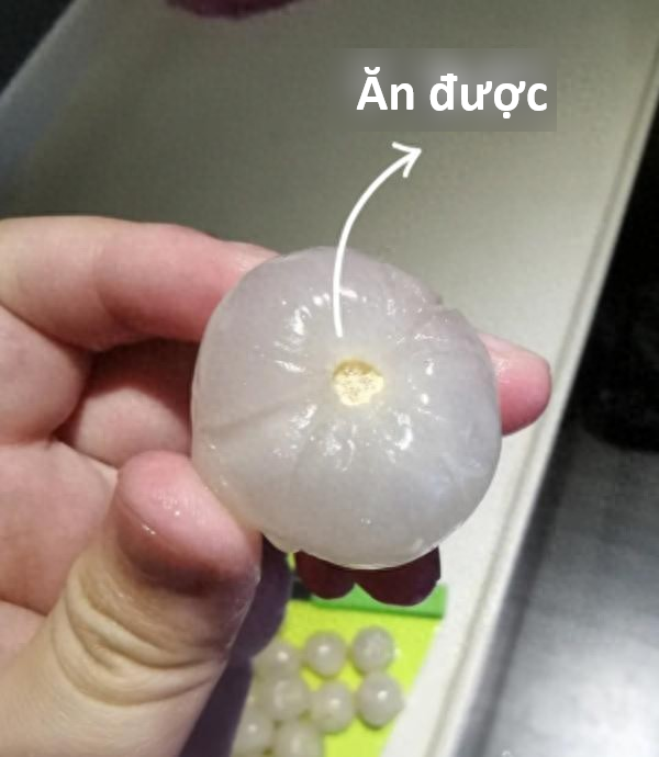 Bóc vỏ quả vải, phần đen trên cuống là gì? Nhiều người nghĩ là "phân sâu", chuyên gia trả lời- Ảnh 3.