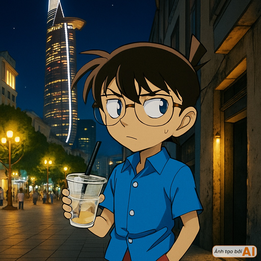 Theo chân nhóm bạn Conan đi xuyên Việt dịp nghỉ hè: Ran ngồi ở Đà Lạt nhớ Shinichi, Genta gặm bánh mì còn nhóc thám tử đâu rồi?- Ảnh 1.