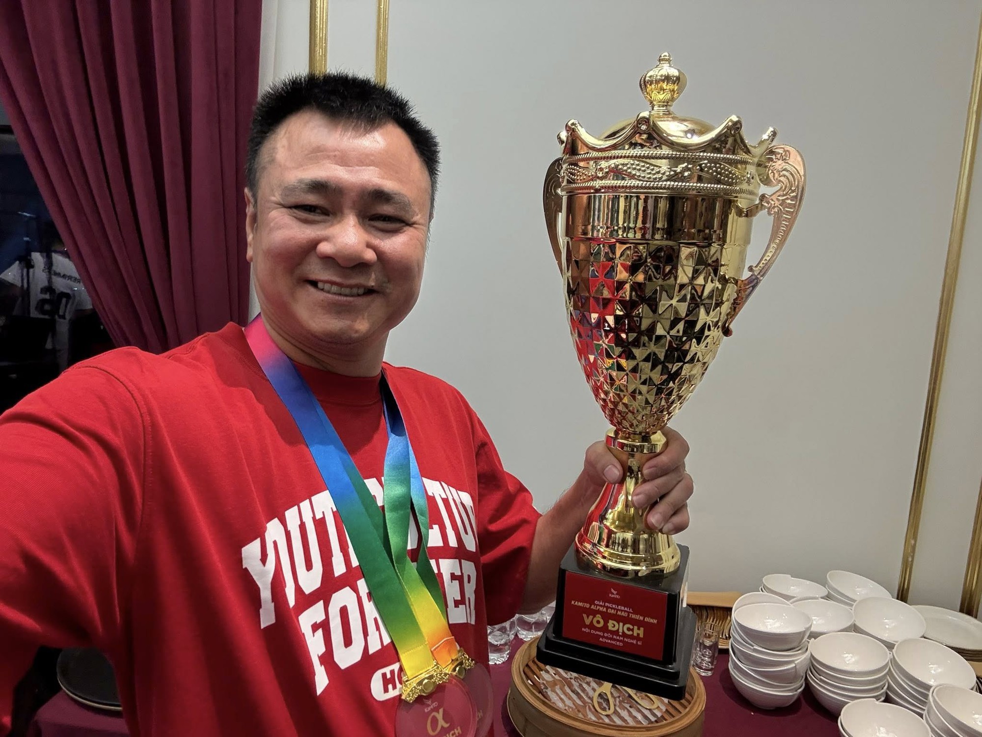 NSND Tự Long - Tuấn Hưng vô địch pickleball- Ảnh 1.