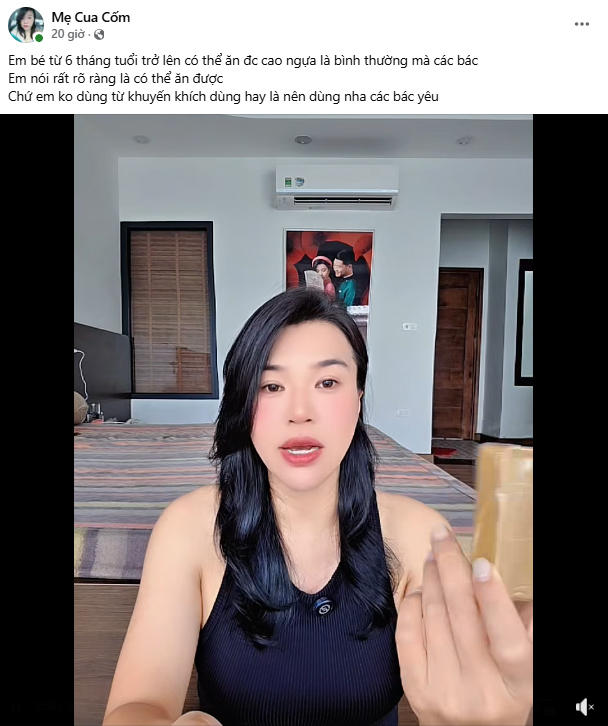 Từ vụ Hải Sen bán thực phẩm giả đến Mẹ Cua Cốm quảng cáo "cao ngựa trẻ 6 tháng tuổi cũng ăn được": Đừng để bị "dẫn dắt" bằng lượt like mà hại con- Ảnh 3.