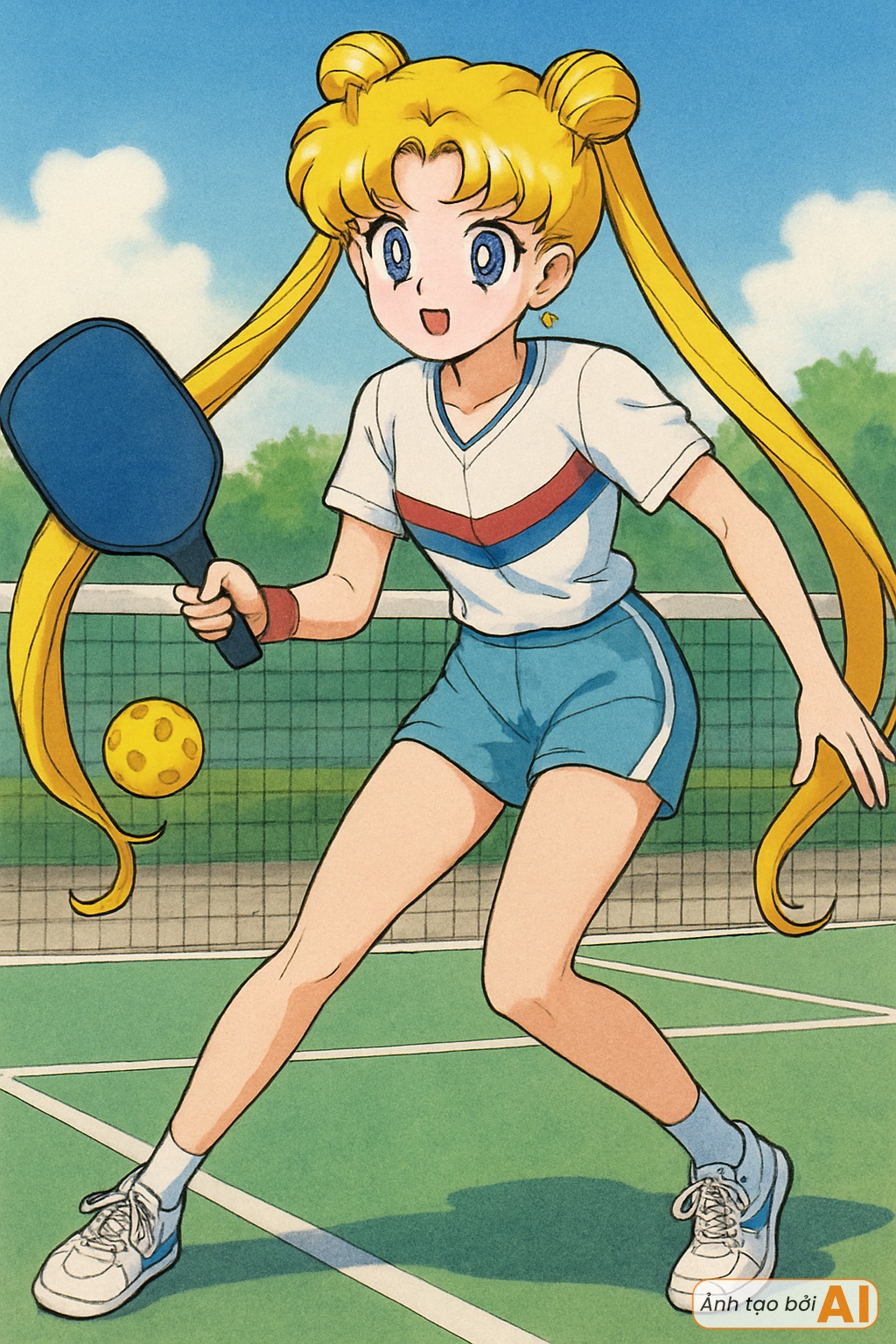 Thuỷ thủ Mặt Trăng, ái nữ tài phiệt Sonoko cùng dàn mỹ nhân manga kéo nhau lên sân pickleball: Trận đấu kinh điển- Ảnh 9.